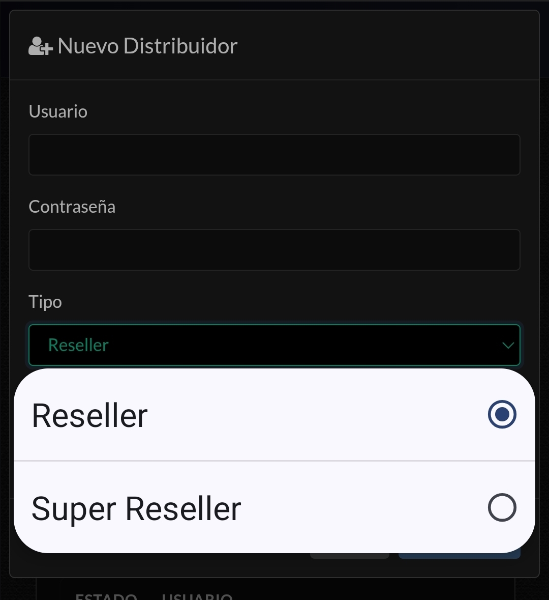 CREAR PANELES